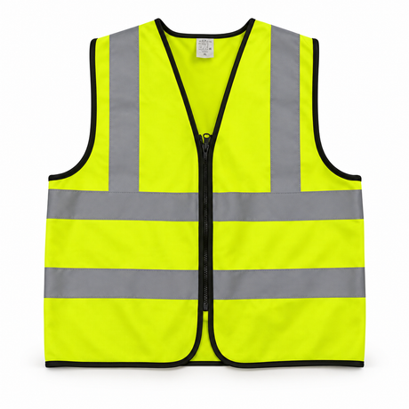 Irona XL High-Visibility Reflective Safety Vest | Orange & Yellow