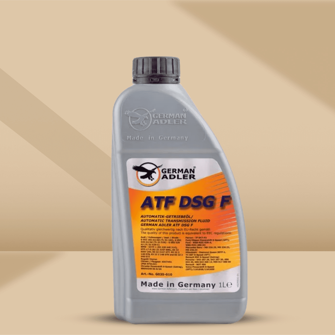 German Adler Synthetic For Dual-Clutch Transmission Fluid 1L - ATF DSG F Auto SupplyMaster