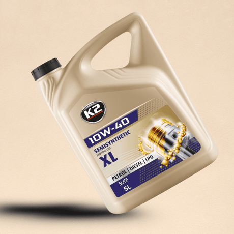 K2 Semi Synthetic 10W-40 XL Motor Oil 5L - MEL0062 Auto SupplyMaster