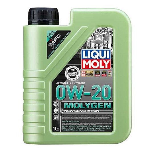 Liqui Moly Engine Oil 1L Molygen New Gener­a­tion 0W-20 - P0048 Auto Supply Master