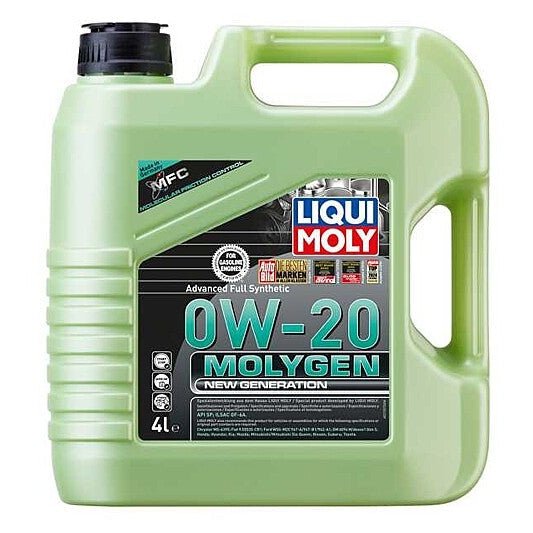 Liqui Moly Engine Oil 4L Molygen New Gener­a­tion 0W-20 - P0048 Auto Supply Master