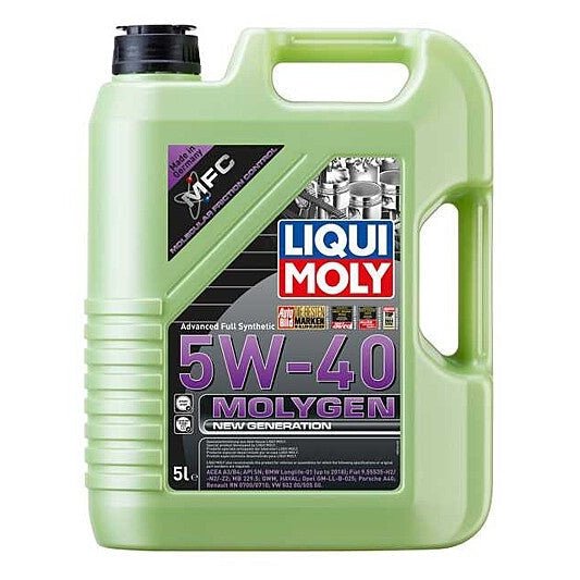 Liqui Moly Engine Oil 5L Molygen New Gener­a­tion 5W-40 - P001758 Auto Supply Master