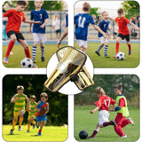 Look Alyfe Football Shin Guard Pad With Velcro Strap - Gold | BF