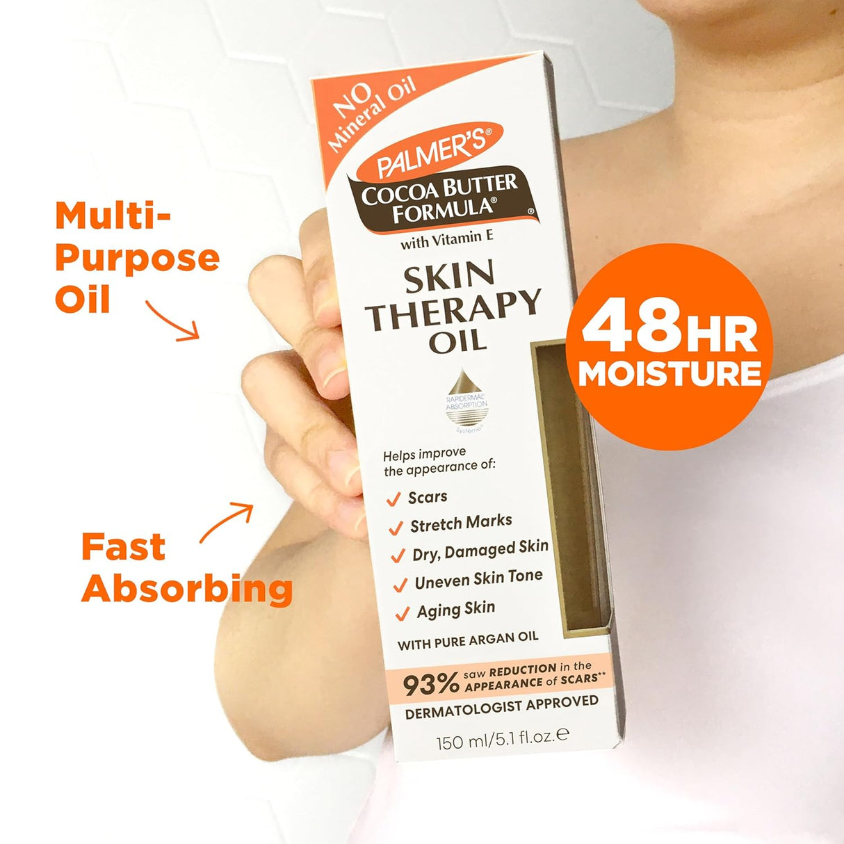 Look Alyfe Palmer's Cocoa Butter Formula Skin Therapy Oil With Vitamin E - 150ml | BF