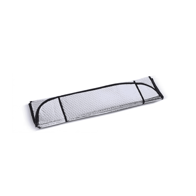 Metallic Foldable Car Windshield Reflective Shades - 60 x 130cm | BF Auto SupplyMaster