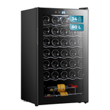 Cecotec Bolero GrandSommelier 34030 Black Compressor Wine Cooler with 34 Bottles Capacity - 2715