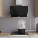 Cecotec Bolero Flux Glass Black 60cm Cooker Hood with 800m³/h & Touch Control - 2893