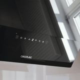 Cecotec Bolero Flux Glass Black 60cm Cooker Hood with 800m³/h & Touch Control - 2893