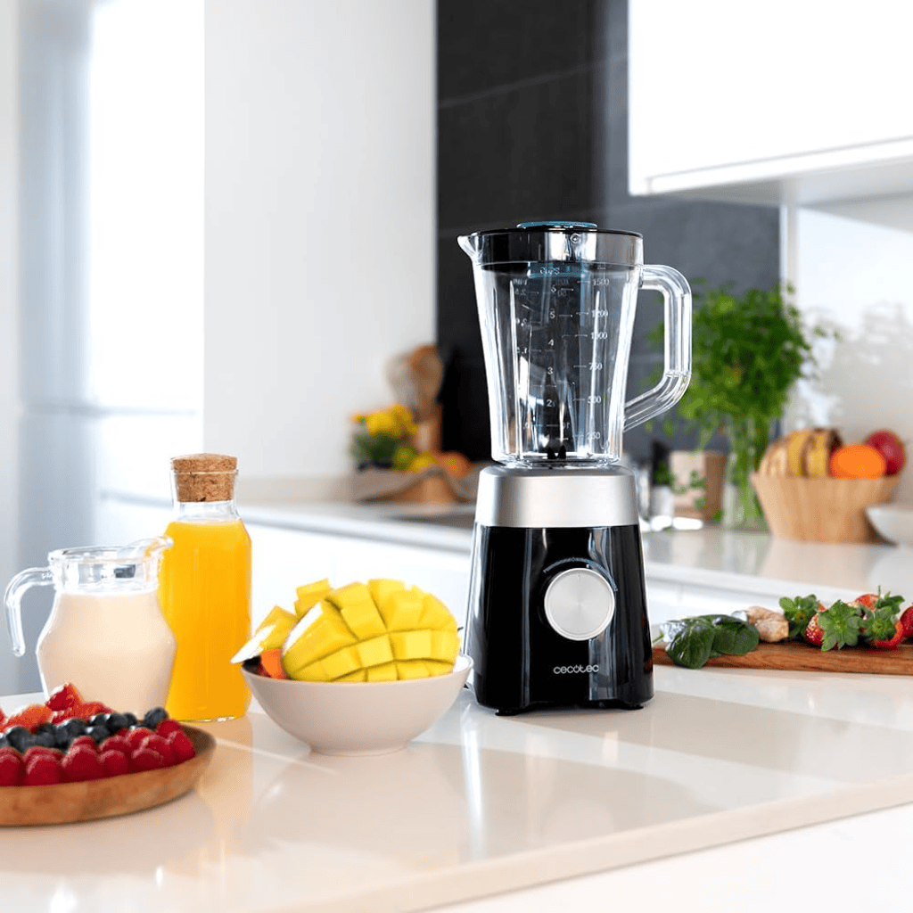 Cecotec PowerTitanium 1.5L Jug Blender 1300W with 4-Blade System - 3915