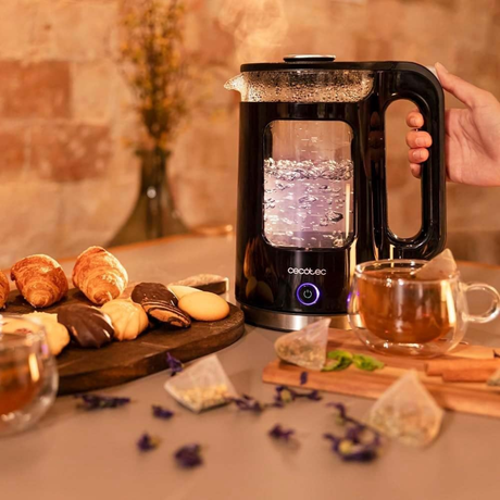 Cecotec ThermoSense Glassy 1.7L Electric Glass Kettle 2200W - 1439