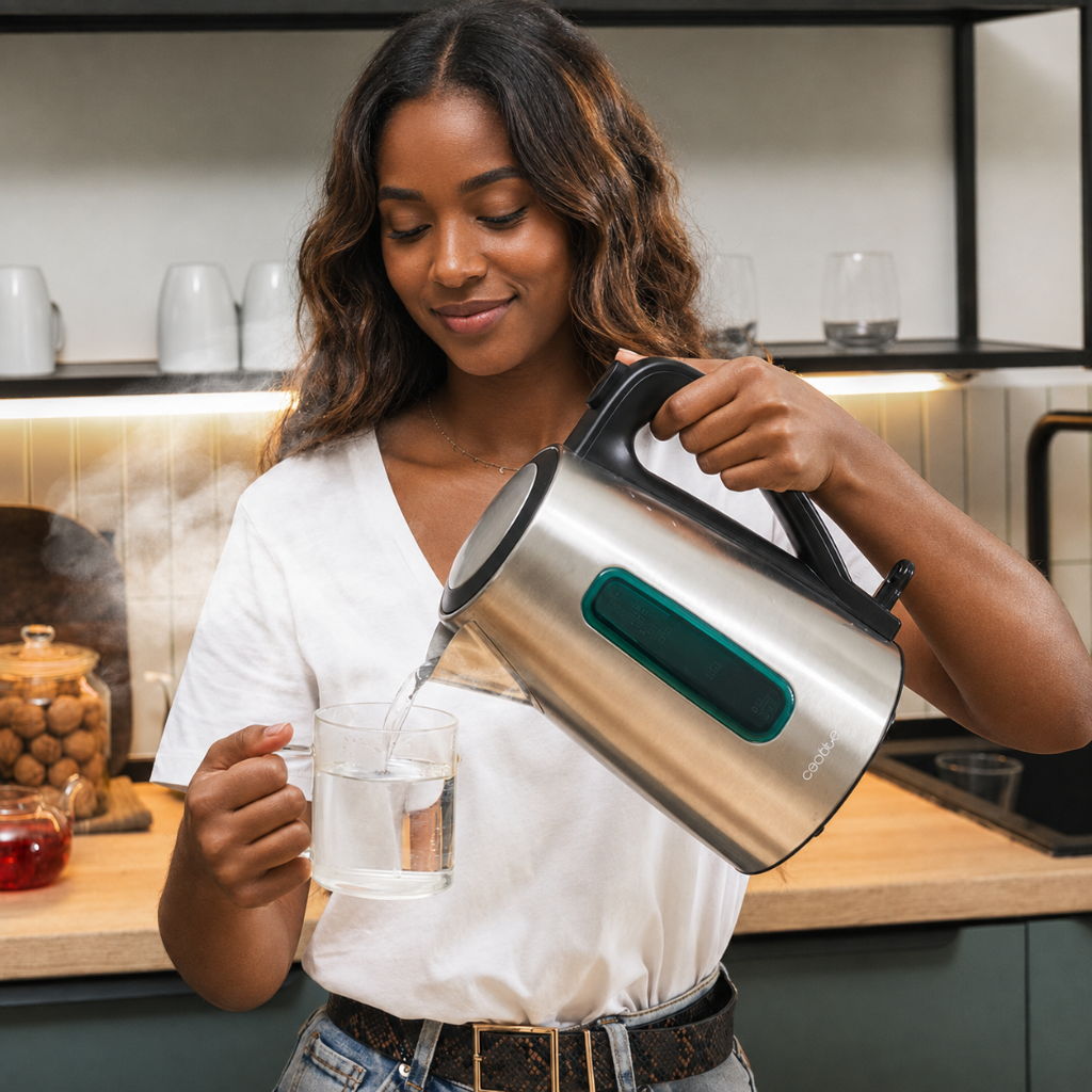 Cecotec ThermoSense Steel 1.7L Electric Kettle 2200W - 1425