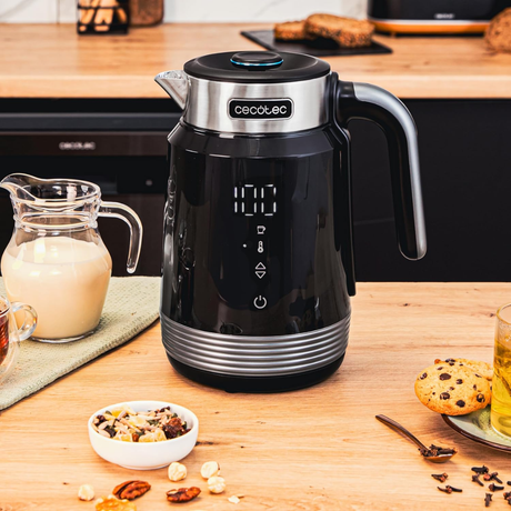 Cecotec ThermoSense Touch Temperature-Control 1.7L Black Kettle 2200W - 1748