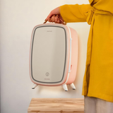 Cecotec CoolingBeauty Mirror Rose 6L Cosmetics Mini Fridge with LED Mirror - 4442