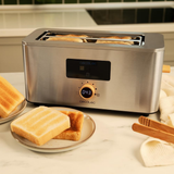 Cecotec Touch&Toast Extra Long-Slot Touchscreen Stainless Steel Toaster 1000W - 4845