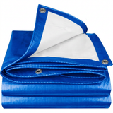 Wadfow 5m x 6m Waterproof Polyethylene Tarp 110g/m² - WTQ1156