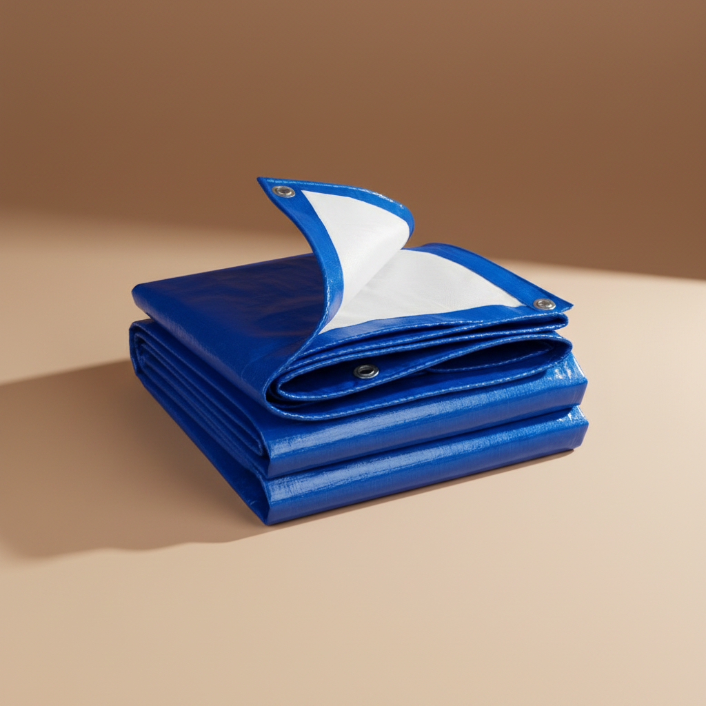 Wadfow 5m x 6m Waterproof Polyethylene Tarp 110g/m² - WTQ1156