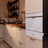 Cecotec Bolero Aguazero Semi-Integrated Compact Black Glass Dishwasher with 6 Place Settings - A01_EU01_100467