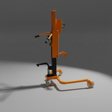Raptor 350kg Hydraulic Drum Pallet Handler | Yellow & Orange