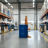 Raptor 350kg Hydraulic Drum Pallet Handler | Yellow & Orange