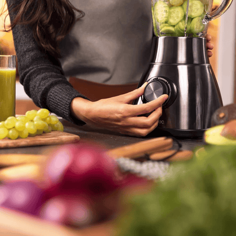 Cecotec Power Black 1.8L Titanium Go Jug Blender 1800W with 5-Speed Function - 4310