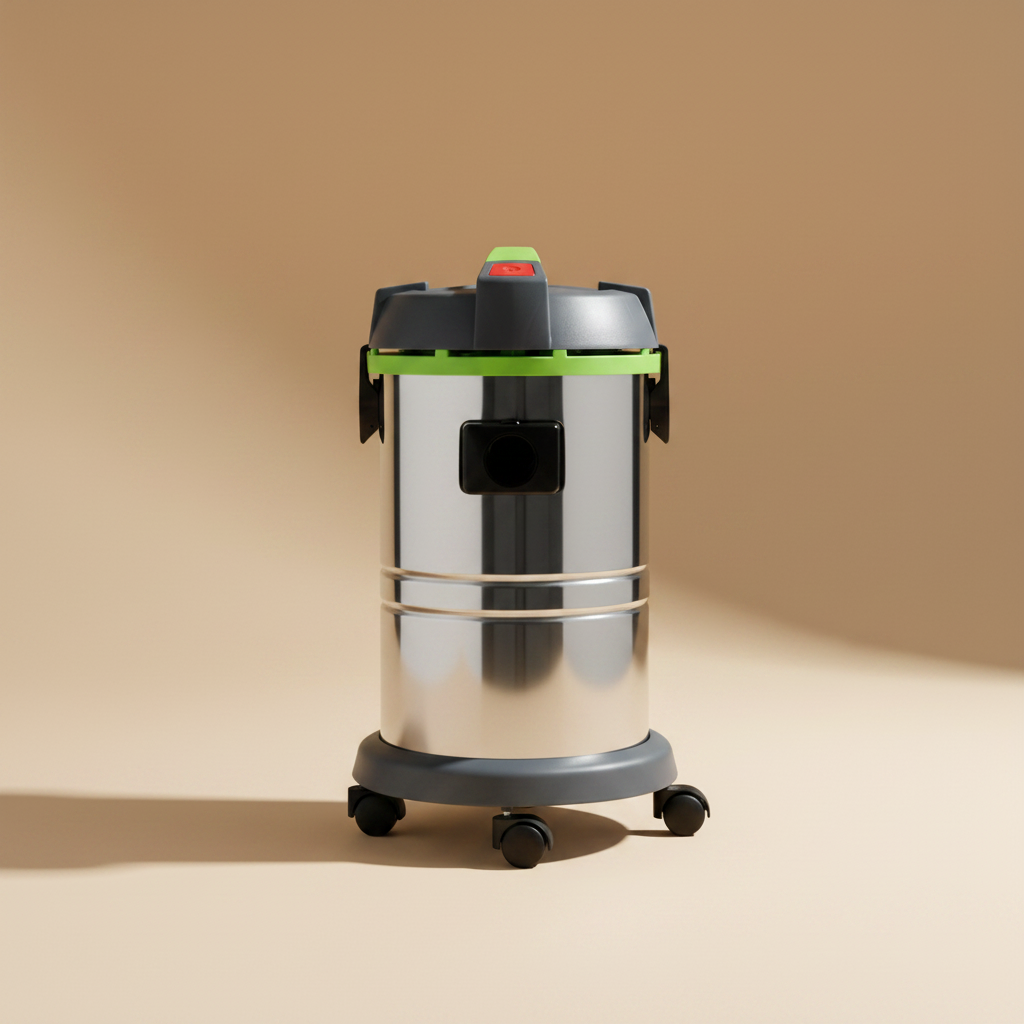NRG 30L Silent Mode Stainless Steel Wet & Dry Vacuum Cleaner with Italian Motor 1000W - HT-30J