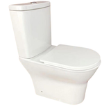 Wahkit Ceramic Skirted Two-Piece Water Closet with Tapered Tank & Rounded Bowl 647mm - 2012S