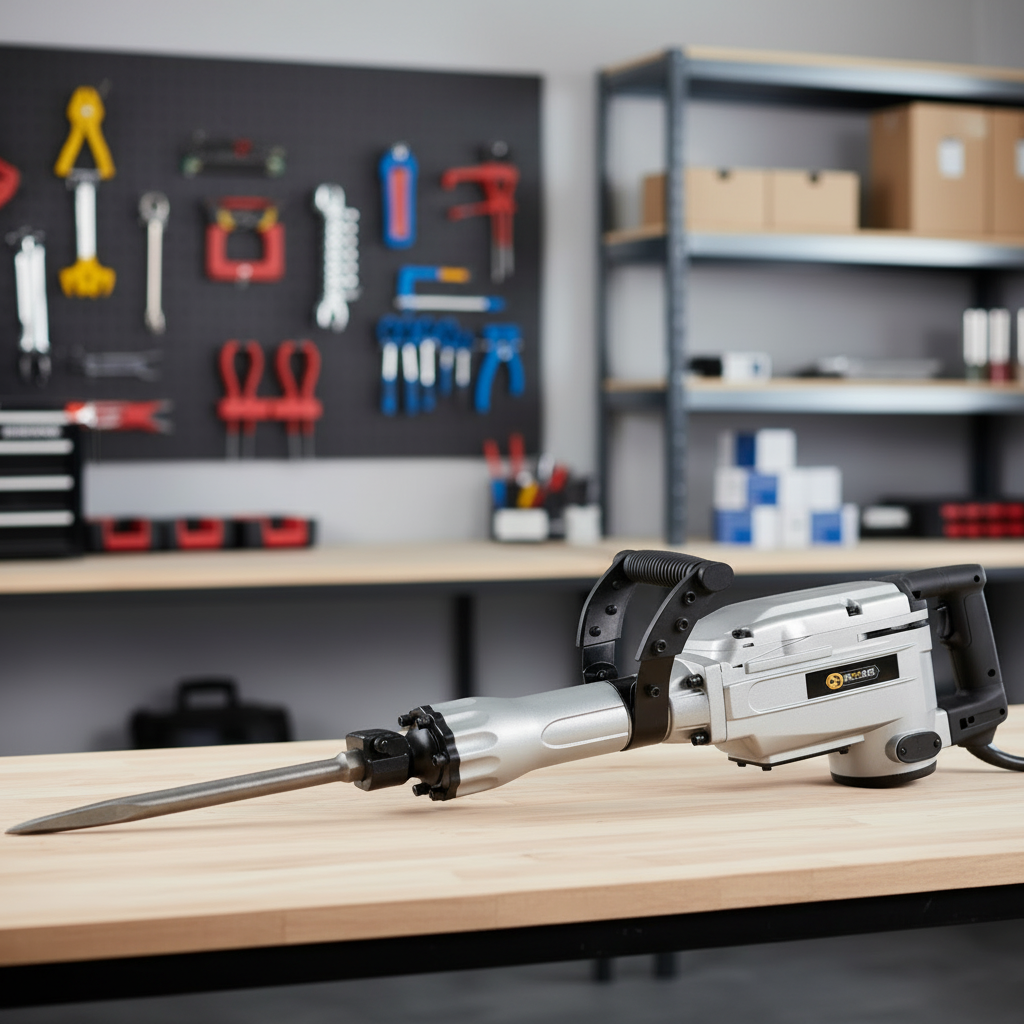 Coofix Heavy-Duty Electric Demolition Hammer 1700W with 1,400bpm Impact Rate - 27318
