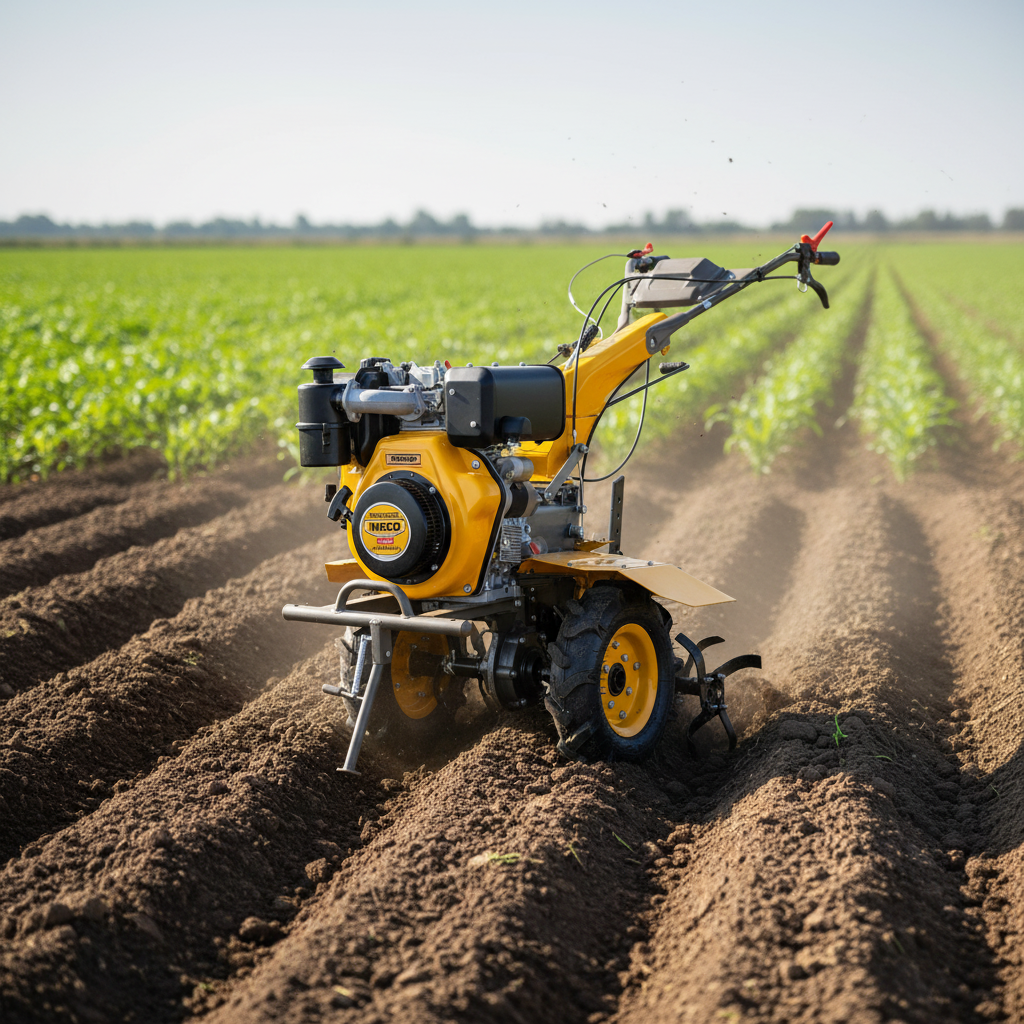 Ingco 9HP Diesel Tiller 1350mm Tilling Width & 300mm Tilling Depth - DC13501D