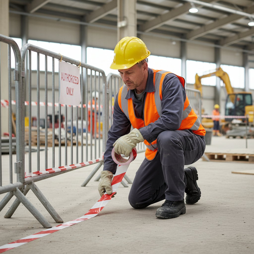 SGS Safety Warning Barrier Tape 50mm × 400m - SGS2552