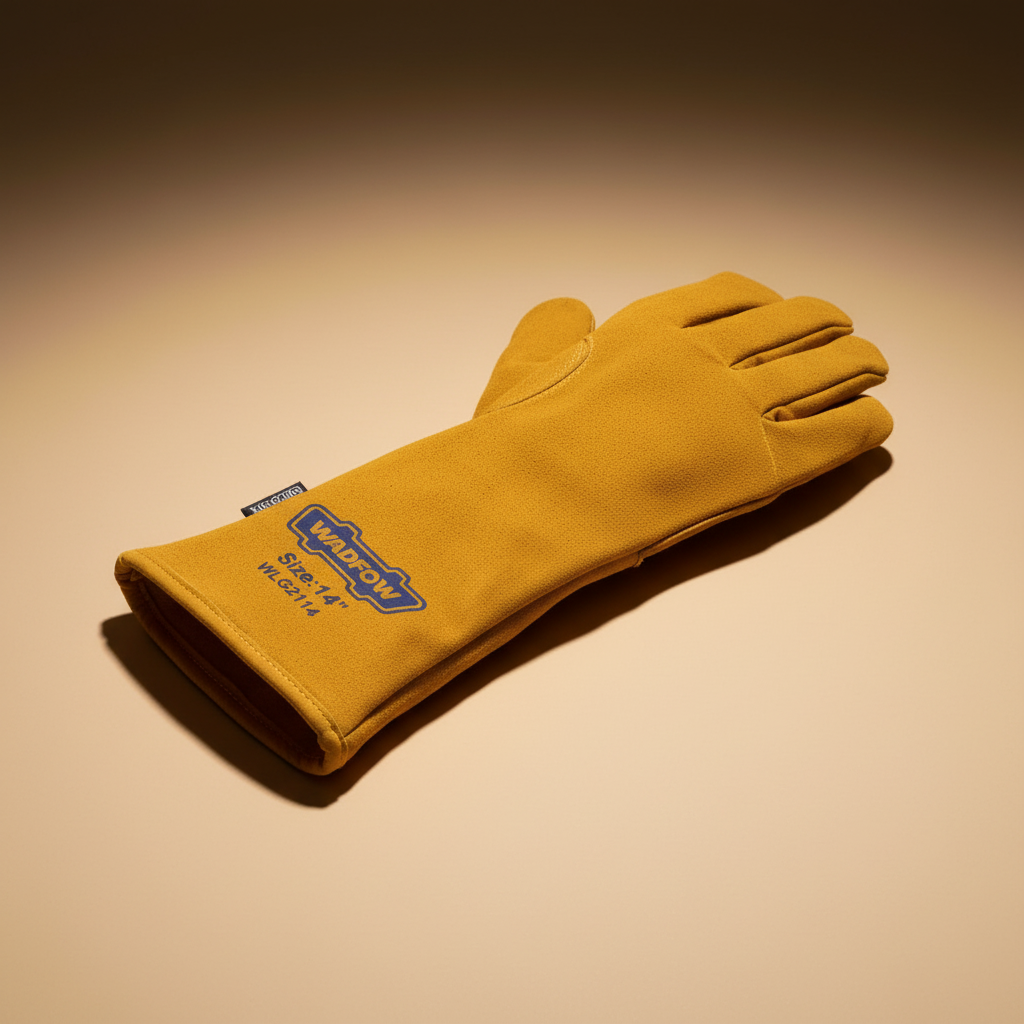 Wadfow 14" Cowhide Leather Welding Gloves - WLG2114