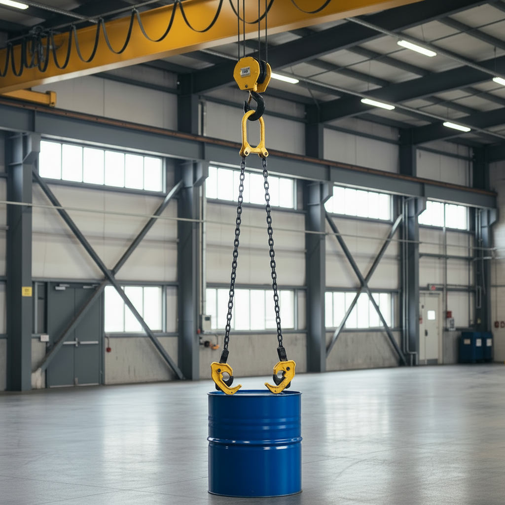Raptor 1T Twin-Grip Oil Drum Lifter - RAP-DLY-1T