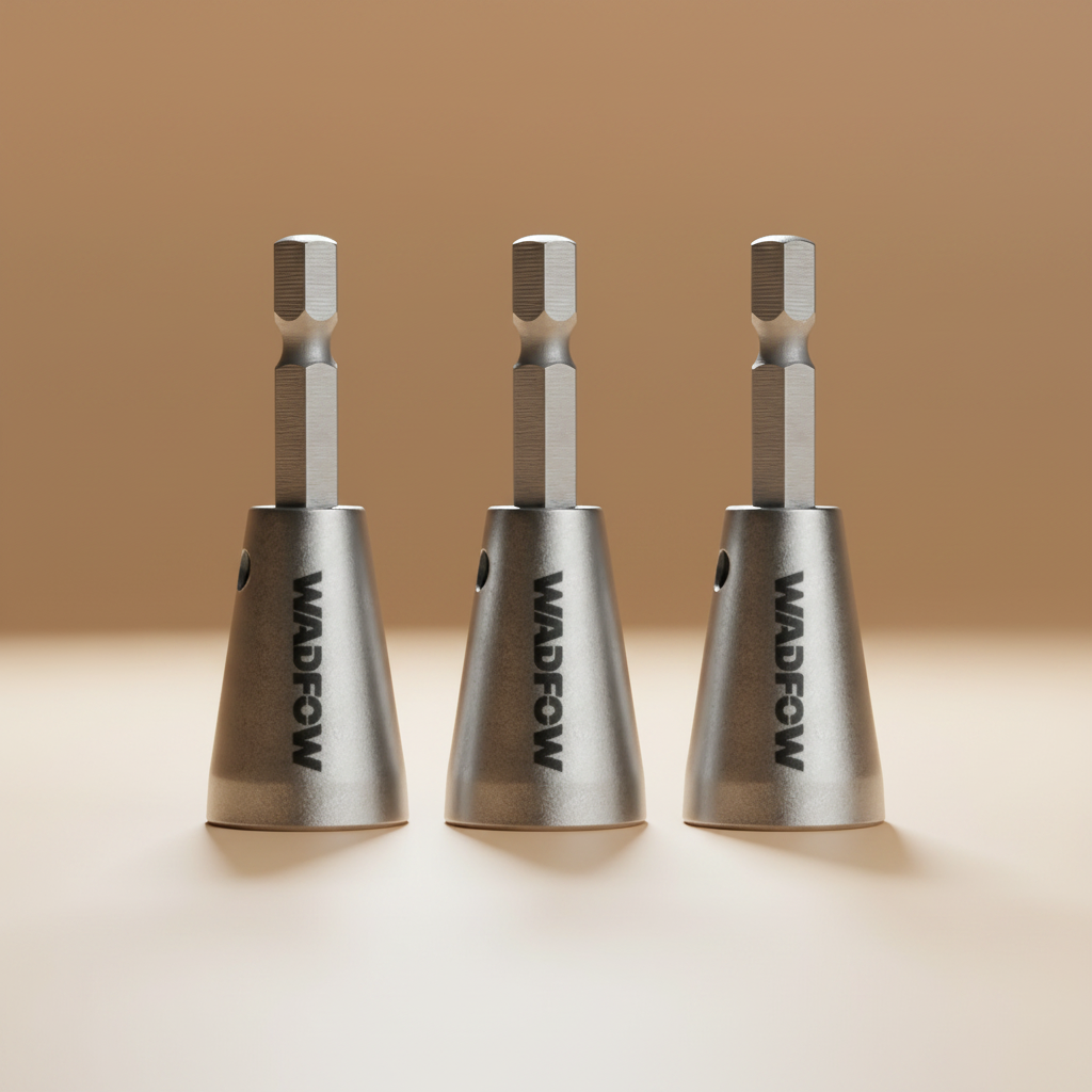 Wadfow 3-Piece Drill-Powered Wire Twisting Tool Set for 2.5-6mm² Cables - WWR8K01