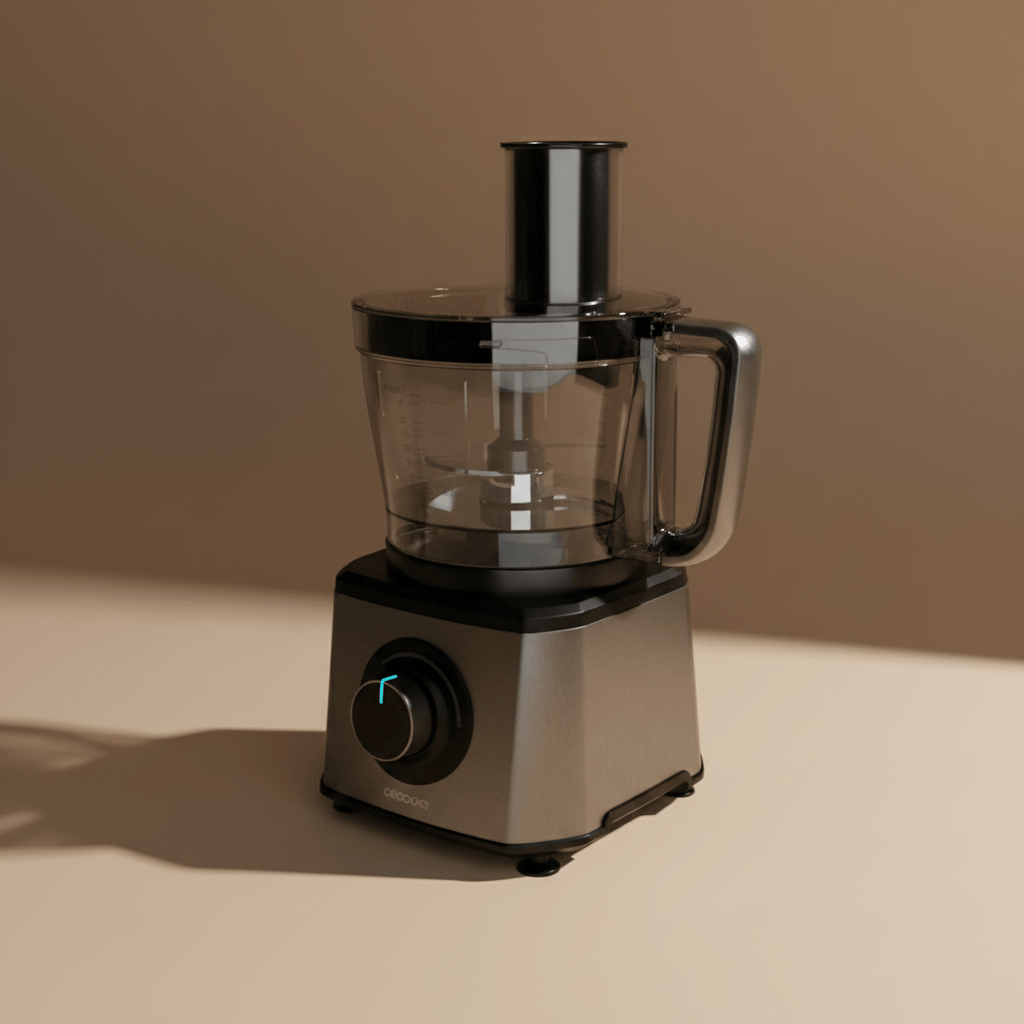 Cecotec Paprika 3.5L Stainless Steel Food Processor 2000W with 2-Speed and Pulse Function - 4361