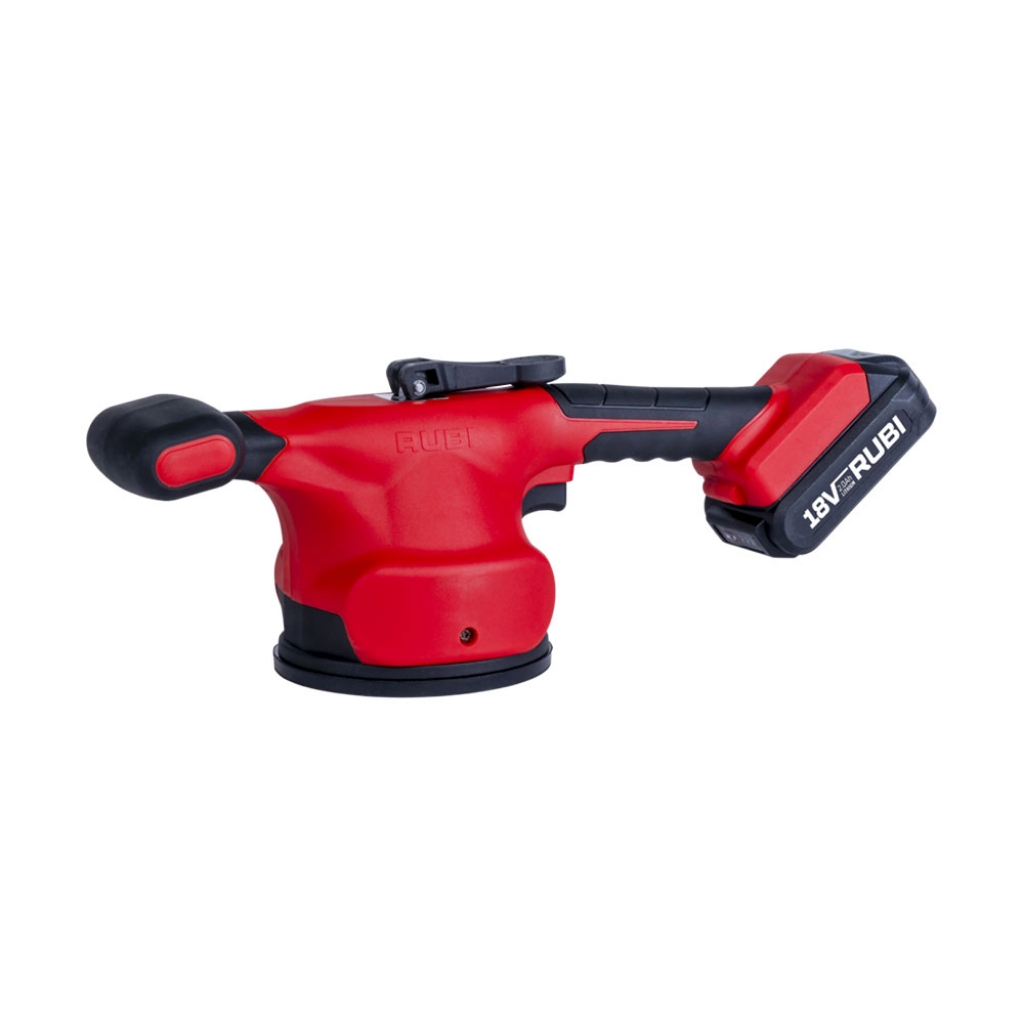Rubi RV-18 18V Lithium-Ion Cordless Tile Vibrator UK Configuration with 2.0Ah Battery & Charger - RUBI-60944