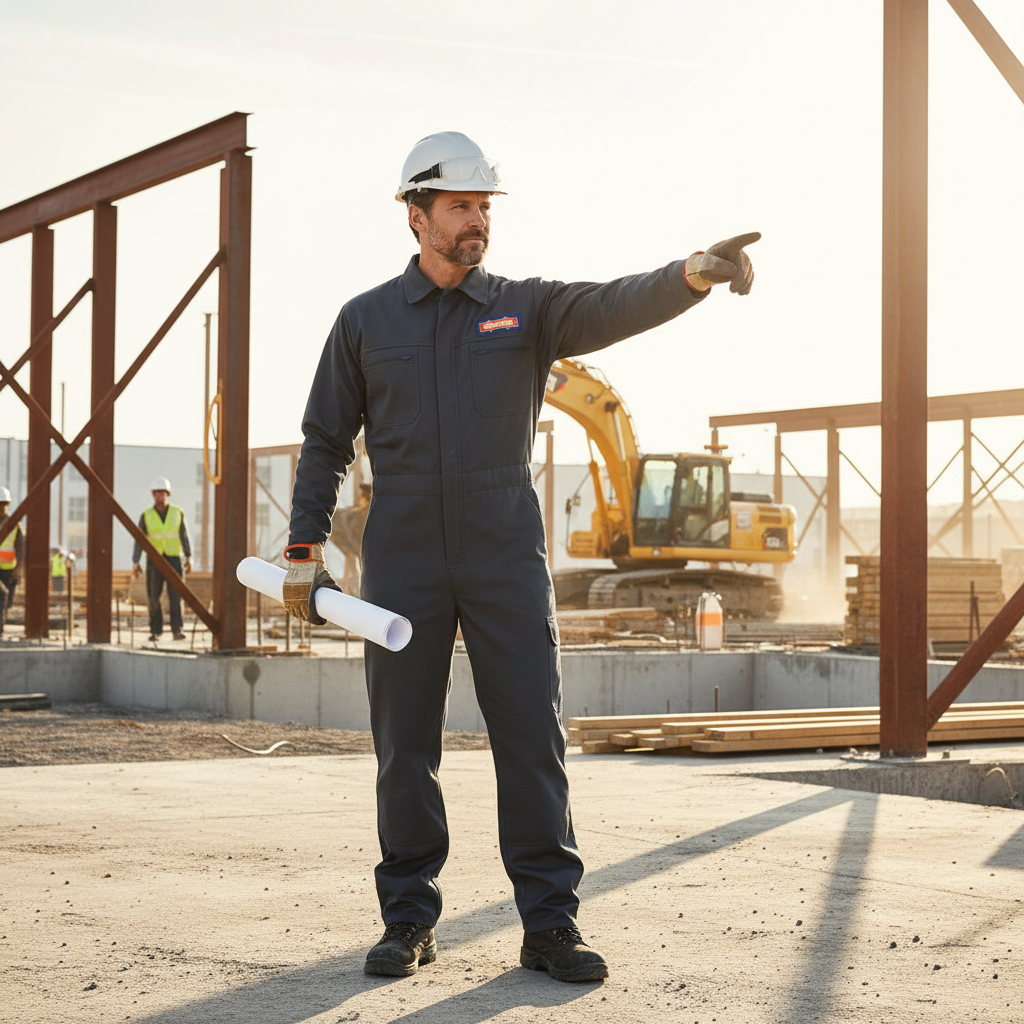 Wadfow Professional Full-Body Work Coverall - WUN2802.XL