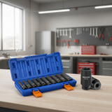 Wadfow 10-Piece 1/2" Deep Impact Socket Set 10–24mm - WMS2D02