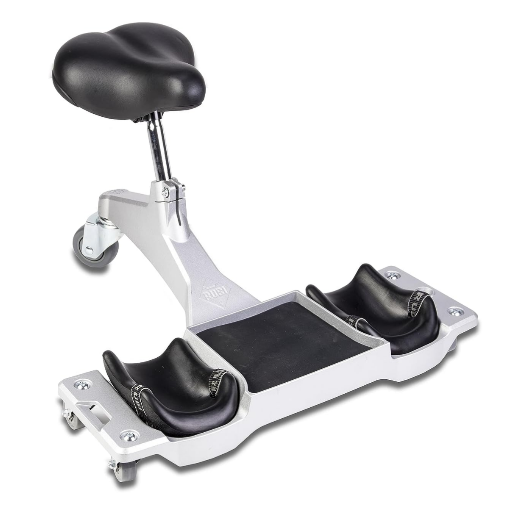 Rubi 130kg Ergonomic Rolling Work Seat - RUBI-81999