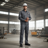 Wadfow Professional Work Uniform Set with Jacket & Trousers - WUN1801.XL