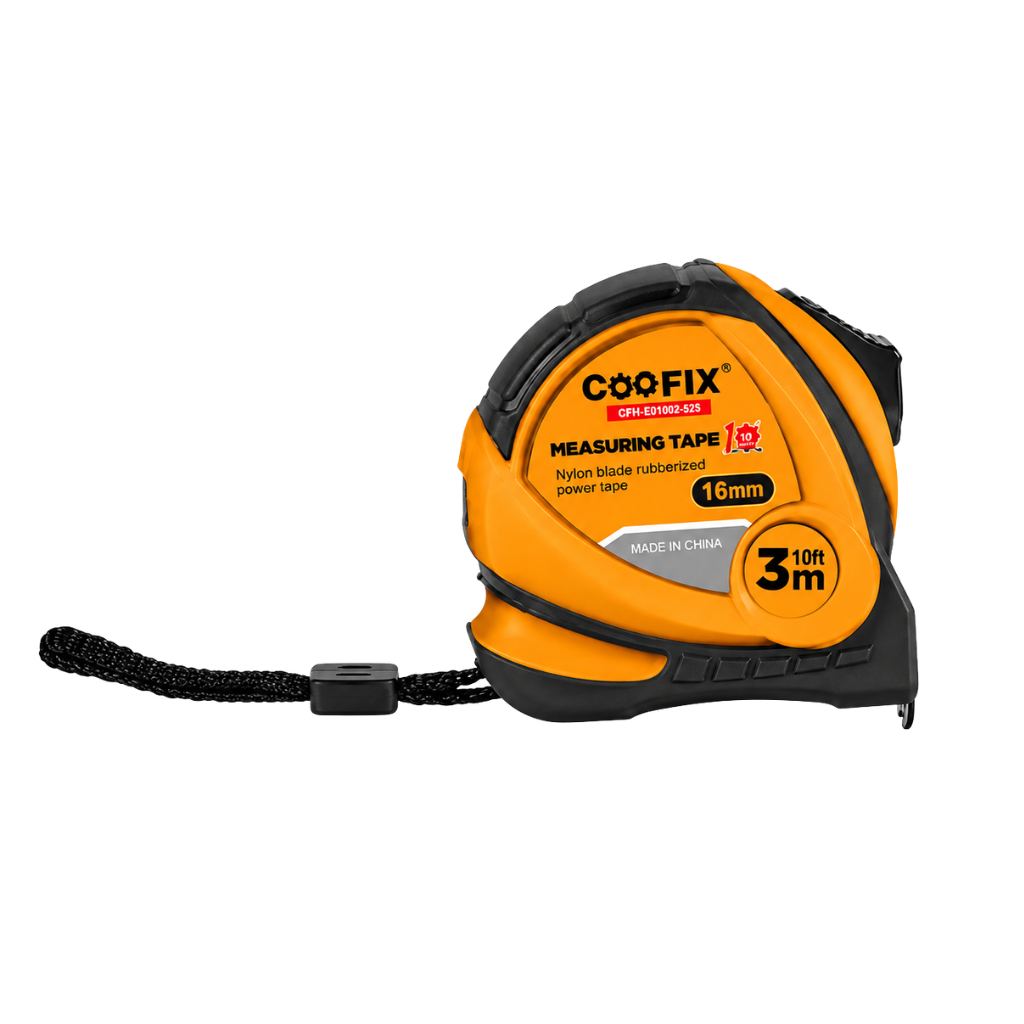 Coofix 5m Steel Tape Measure with ABS & TPR Case | 19mm & 25mm