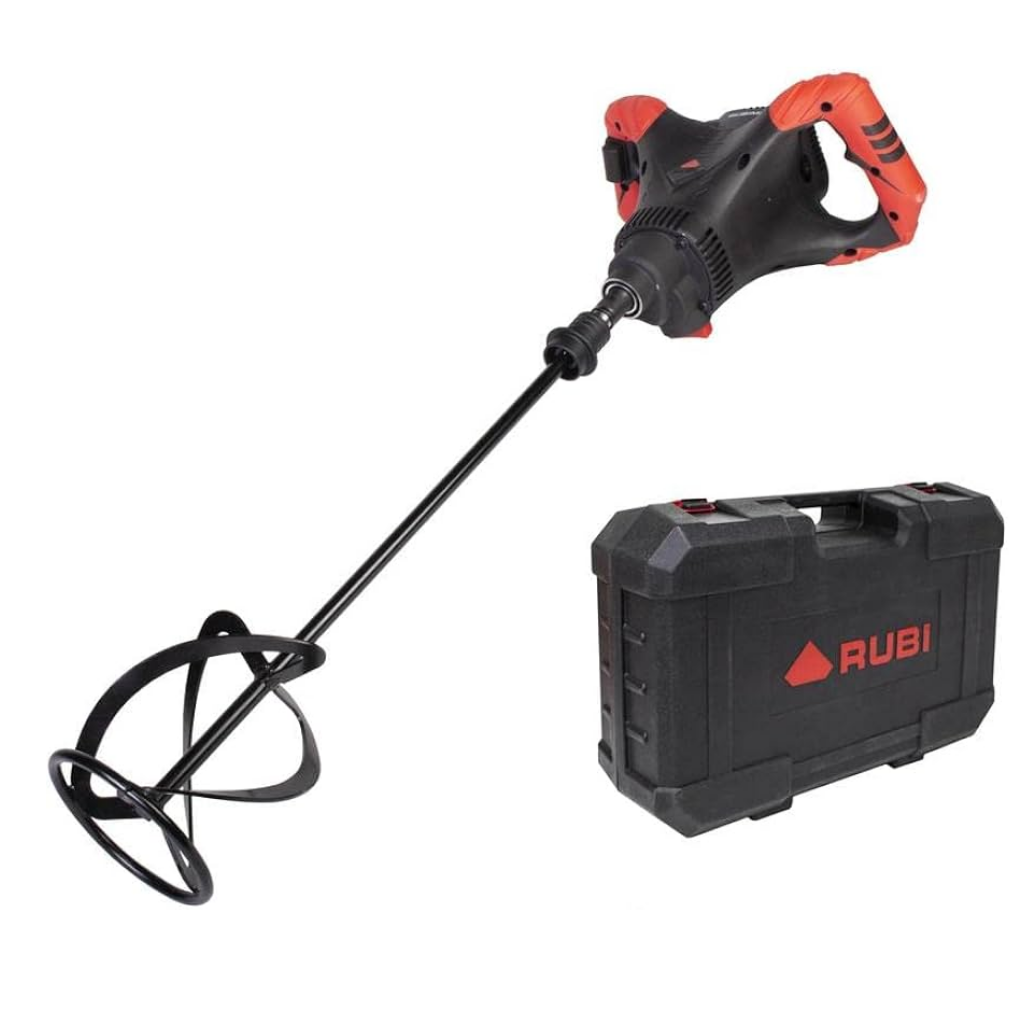 Rubi Rubimix-9 Power Max Electric Paint & Mortar Mixer with Carrying Case 2100W - RUBI-26981