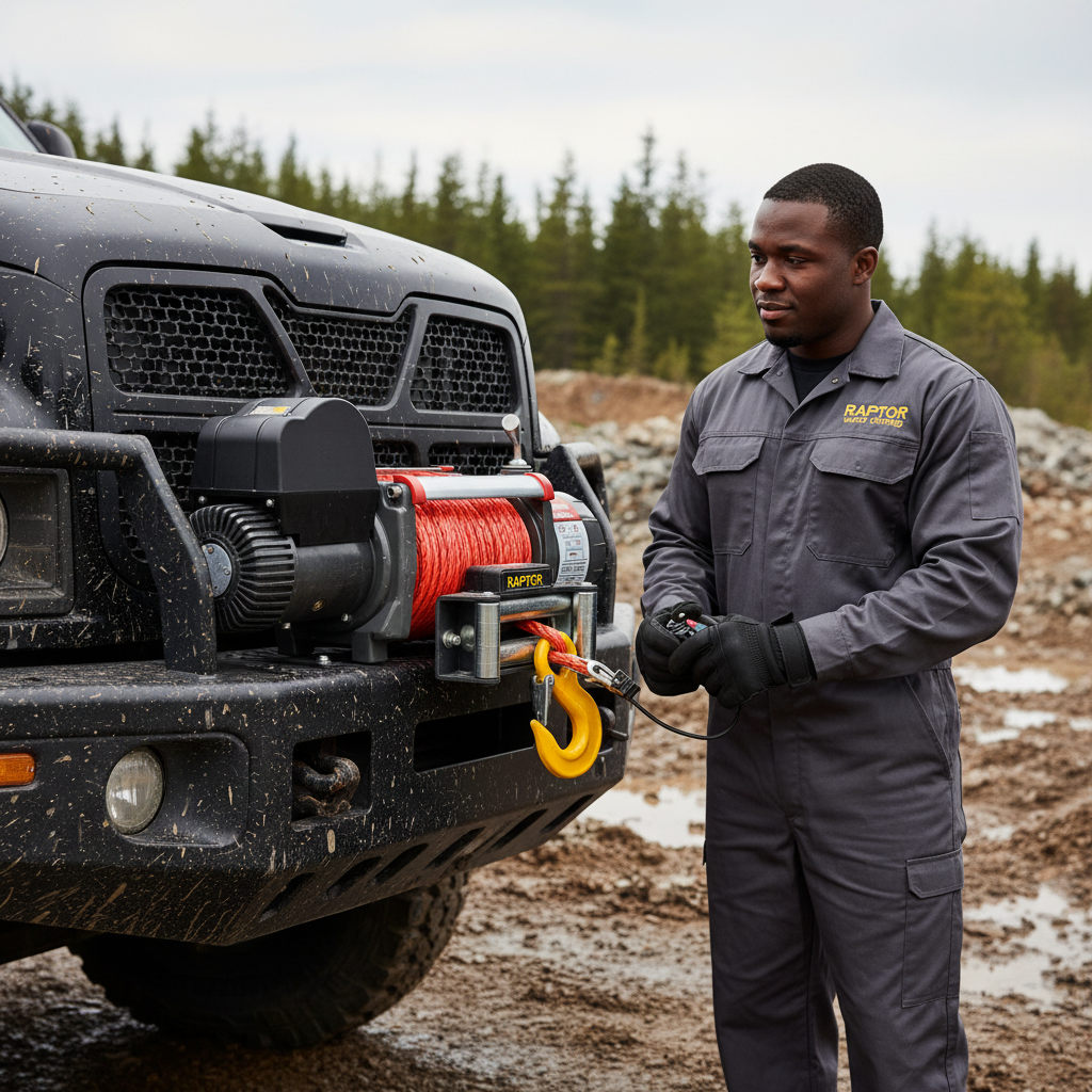 Raptor 24V Heavy-Duty Electric Recovery Winch | RAP-EW Series