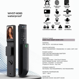 Westa IP66 Waterproof Full HD Screen Smart Door Lock with 3D Face Recognition, Fingerprint Unlock & Video Intercom for Turkish Doors - WHS7-6085