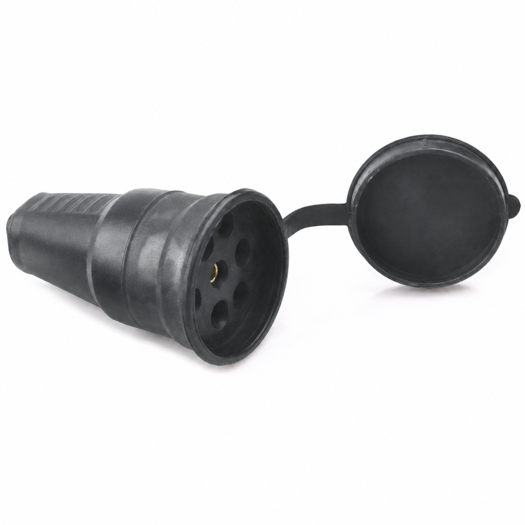 SGS 25A Three-Phase Industrial Female Rubber Plug - SGS3506