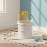 SGS 260 × 300mm Yellow Paint Roller Grid with Anti-Drip Mesh for Buckets and Containers - SGS379
