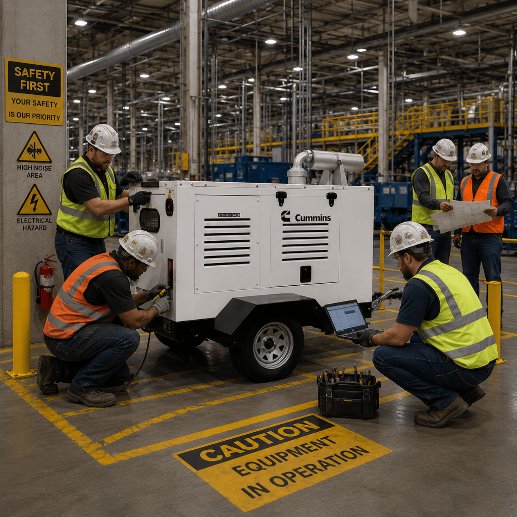 Cummins 30KW Three Phase Diesel Welding Generator 400A - SDW400DCT