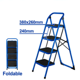 Wadfow 4-Step Steel Platform Ladder 150kg - WLD1A04