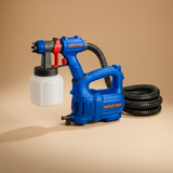 Wadfow 550W HVLP Electric Spray Gun with 800ml Plastic Paint Container - WEG2A26