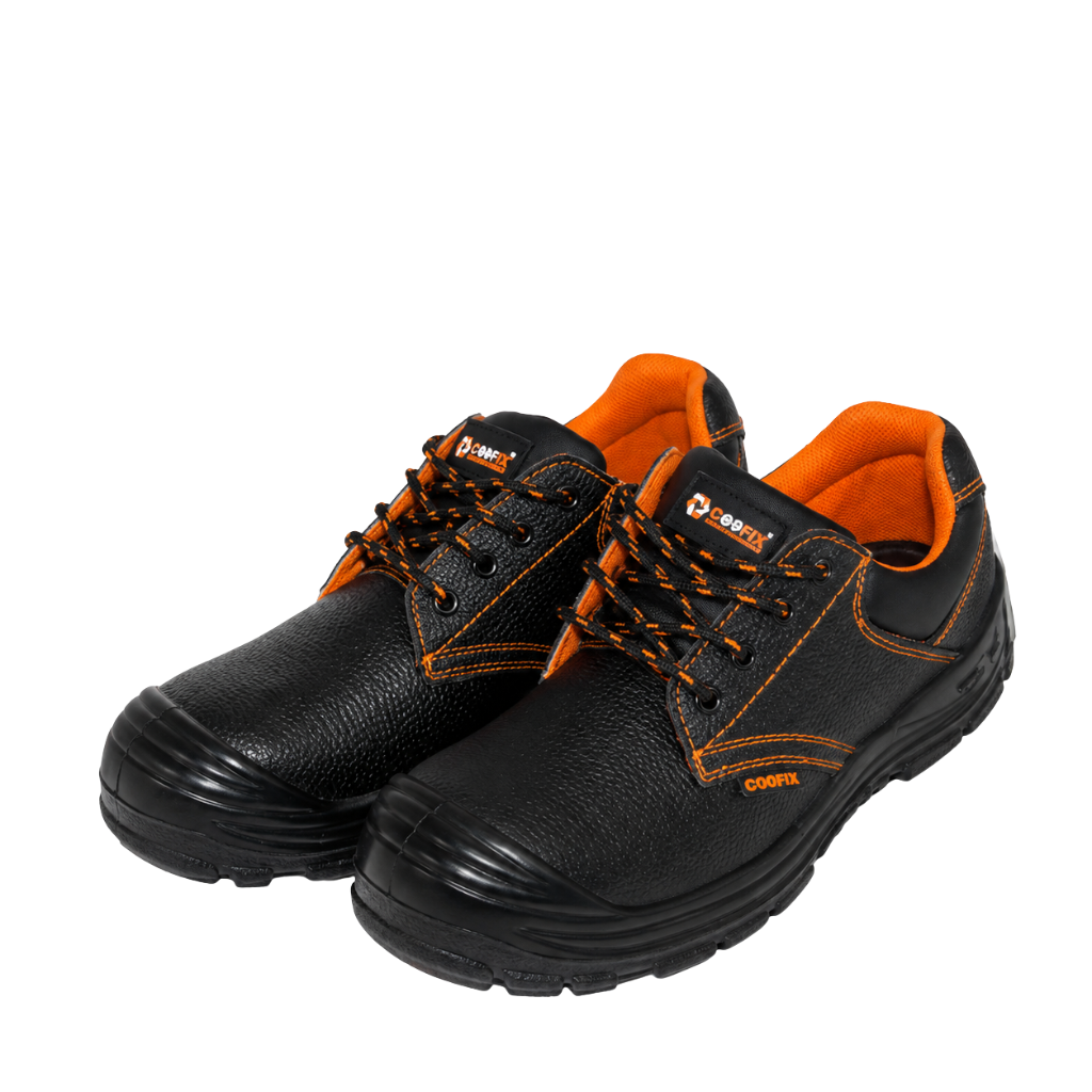 Coofix Leather Safety Boot with Steel Toe & Anti-Slip Sole | Size 40 - 46