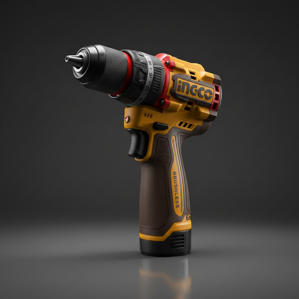 Ingco 16V Brushless Cordless Impact Drill 13mm with 2 x 2.0Ah Batteries & Charger - CIDLI166062