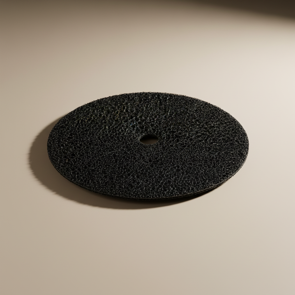 Sait 180mm Black Silicon Carbide Fibre Sanding Disc P60 - P120 - SAITDISC-B-C-X